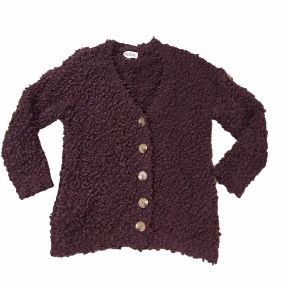 Listicle Sweaters - LISTICLE Sweater Small Open Cardigan Front Buttons